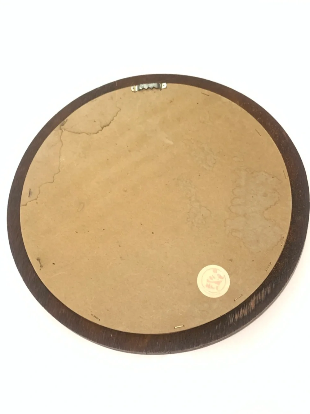 Wooden Pegasus Mirror - Brown